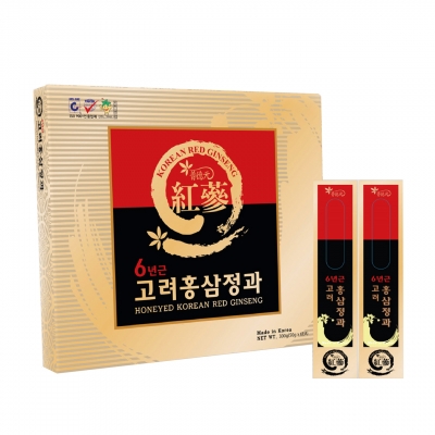 Hồng sâm củ tẩm mật ong Sambok 300g x 6 củ Hàn Quốc